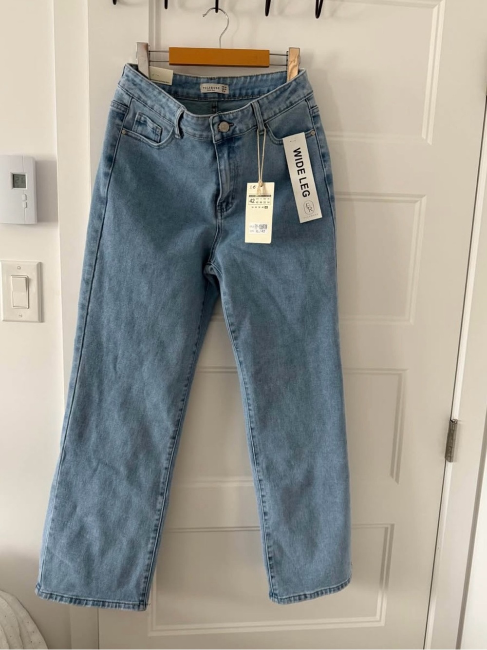 Wide Leg Light Blue Women’s Jeans